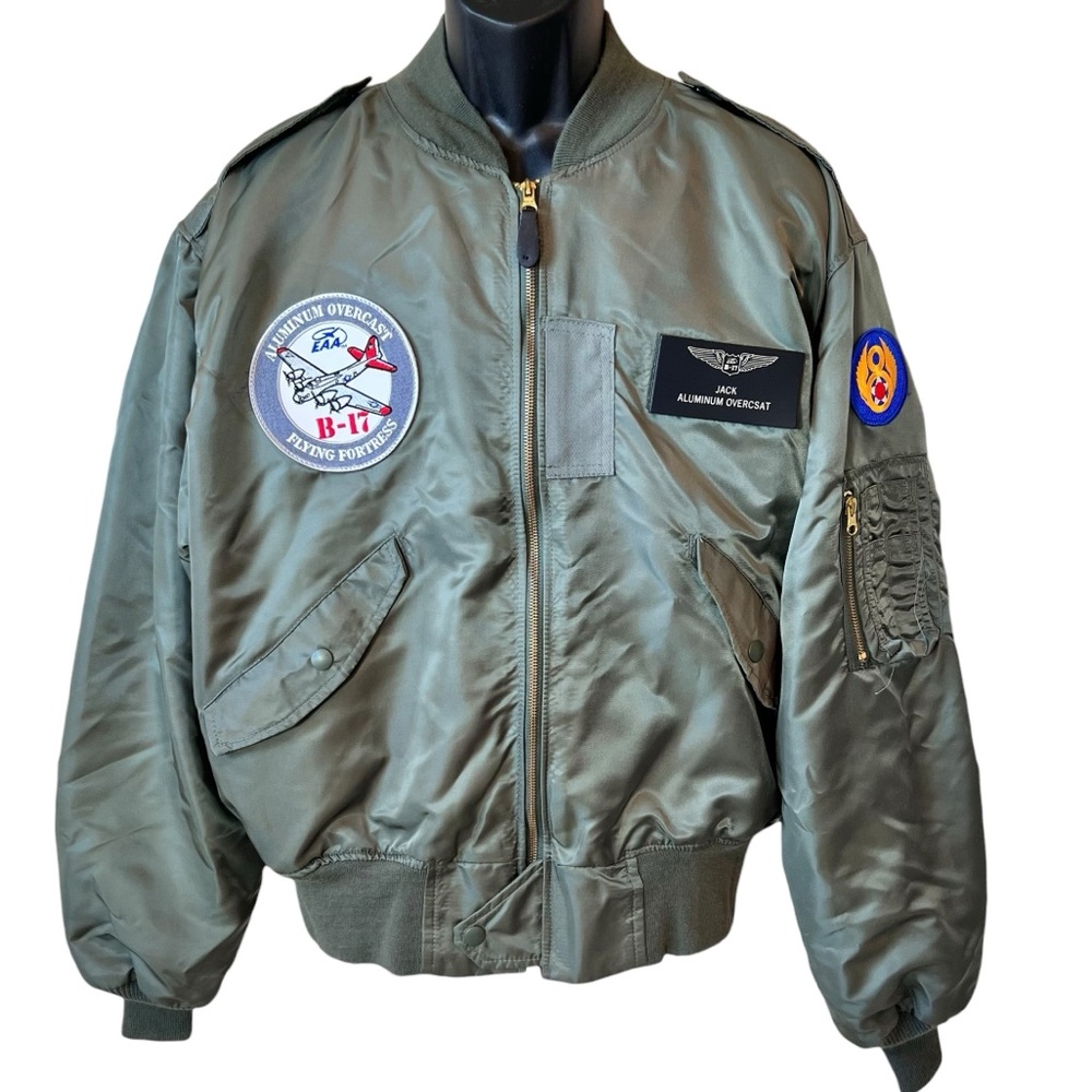 Vintage Spiewak & Sons USA L-2 Flight Jacket B-17 Flying Fortress Bomber Jacket